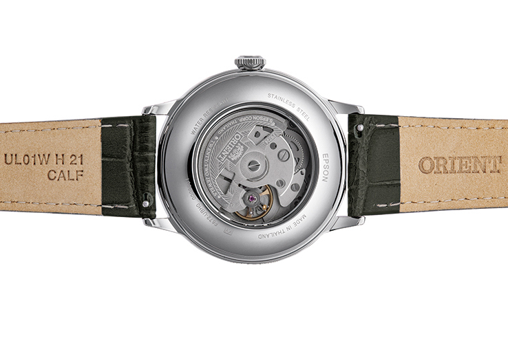 ORIENT: Mechanical Classic Watch, Leather Strap - 40.5mm (RA-AC0025N)