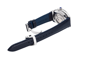 ORIENT STAR: Klasyczny zegarek mechaniczny, skórzany pasek — 40,4 mm (RE-AT0205L) Limitowana edycja
