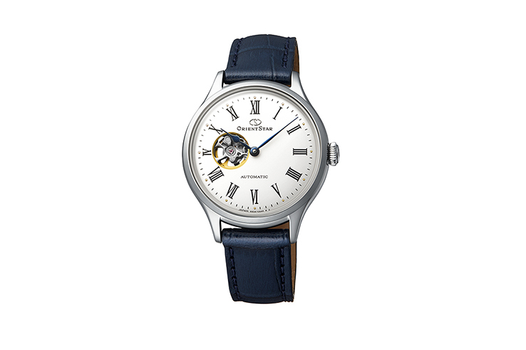 ORIENT STAR: Mechanical Classic Watch, Leather Strap - 30.5mm (RE-ND0005S)