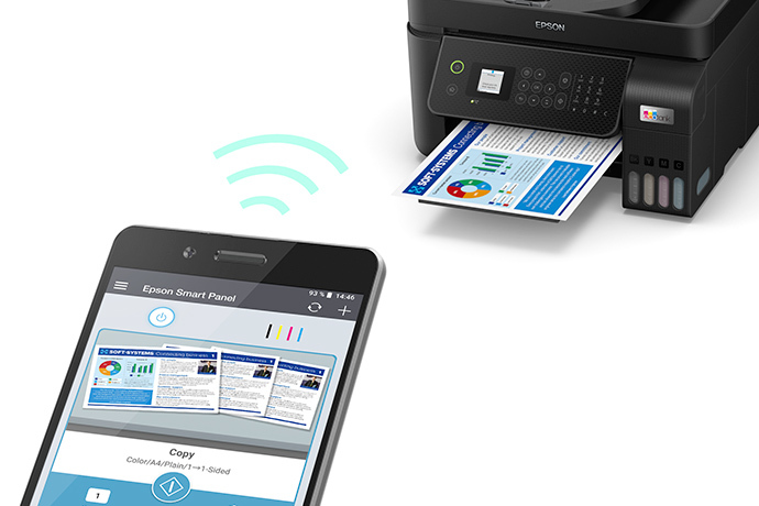 Impresora Mult. Epson L5290, USB, WIFI, LAN, ADF (C11CJ65303)