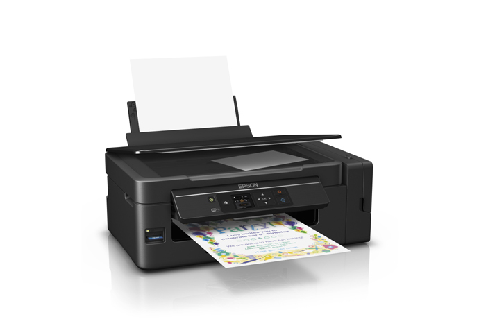 C11CF47301, Impresora Multifuncional inalámbrica Epson EcoTank L495, Inyección de Tinta, Impresoras, Para el trabajo