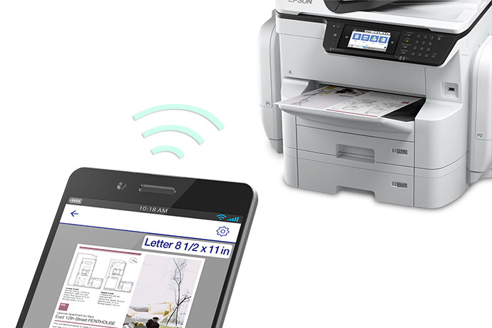 WorkForce Pro WF-C869R Network Multifunction Color Printer WorkForce Pro WF-C869R Network Multifunction Color Printer