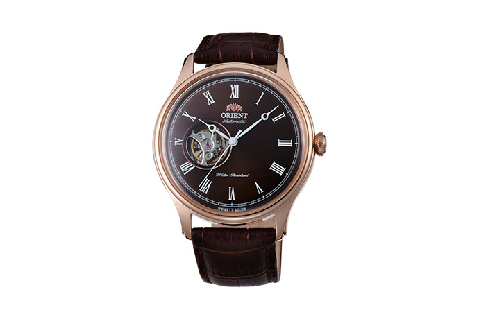 Orient discount leather watch