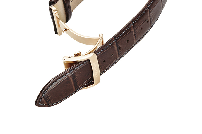 ORIENT: Mechanical Classic Watch, Leather Strap - 42.5mm (RA-AK0007S)