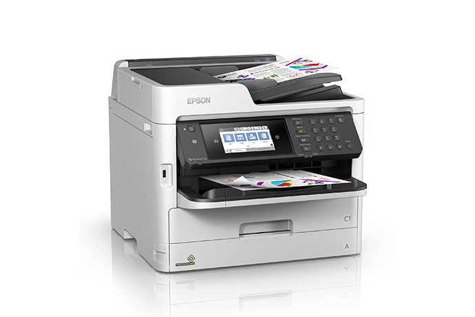 Impresora multifunción inalámbrica Epson Workforce Pro WF-4830 con  impresión automática a doble cara, copia, escaneo y fax, ADF de 50 páginas,  capacidad de papel para 500 hojas y pantalla táctil a color