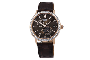 ORIENT: Mechanical Contemporary Watch, Leather Strap - 36.5mm (RA-AK0005Y)