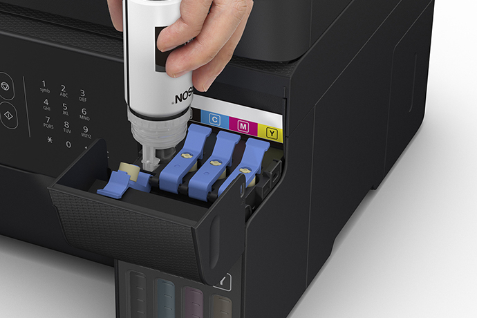 L501 Impresora de etiquetas a color con inyección de tinta dual
