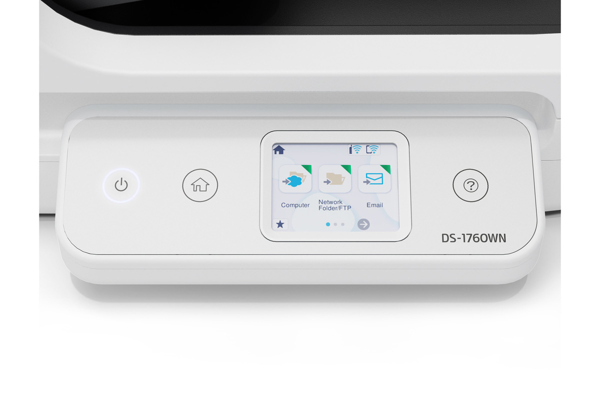 Epson DS-1760WN Network Flatbed Color Duplex Document Scanner with Wireless/Ethernet Connectivity and Auto Document Feeder