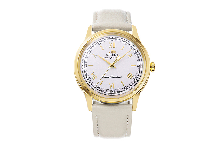 ORIENT: Quartz Classic Watch, Synthetic leather Strap - 38.4mm (RA-WK0001S)