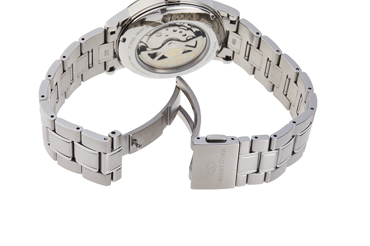 ORIENT STAR: Mechanical Classic Watch, Metal Strap - 38.7mm (RE-AW0006S)