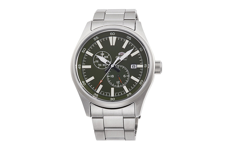 ORIENT: Mechanical Sports Watch, Metal Strap - 42.4mm (RA-AK0402E)