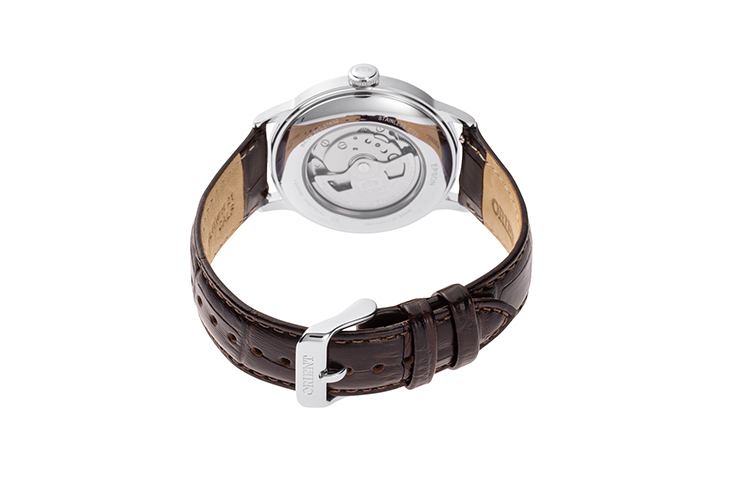 ORIENT: Mechanical Classic Watch, Leather Strap - 40.5mm (RA-AC0023E)