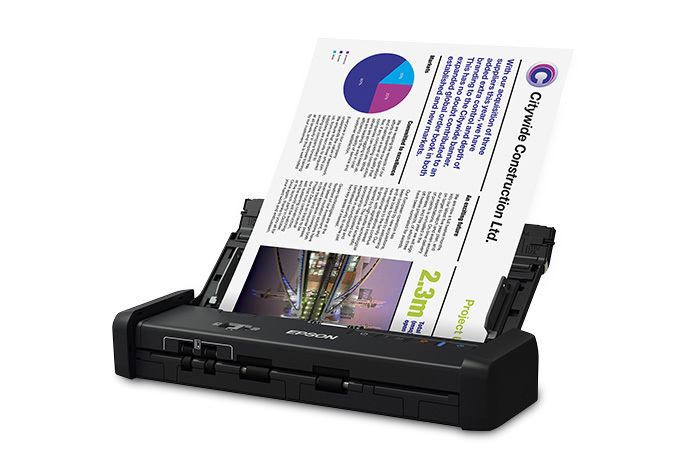 Epson DS-320 Portable Duplex Document Scanner with ADF - Certified ReNew