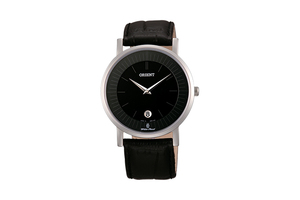 ORIENT: Quartz Classic Watch, Leather Strap - 38.0mm (GW01009B)