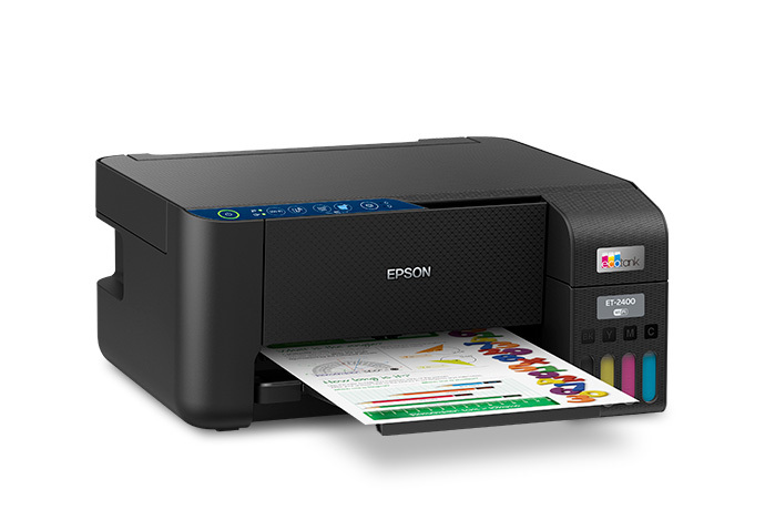 Epson Ecotank Et-2400 All-in-one Cartridge-free Supertank Printer, Copier,  Scanner - Black : Target