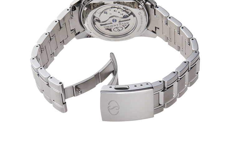 ORIENT STAR: Mechanical Contemporary Watch, Metal Strap - 40.0mm (RE-HK0002L)