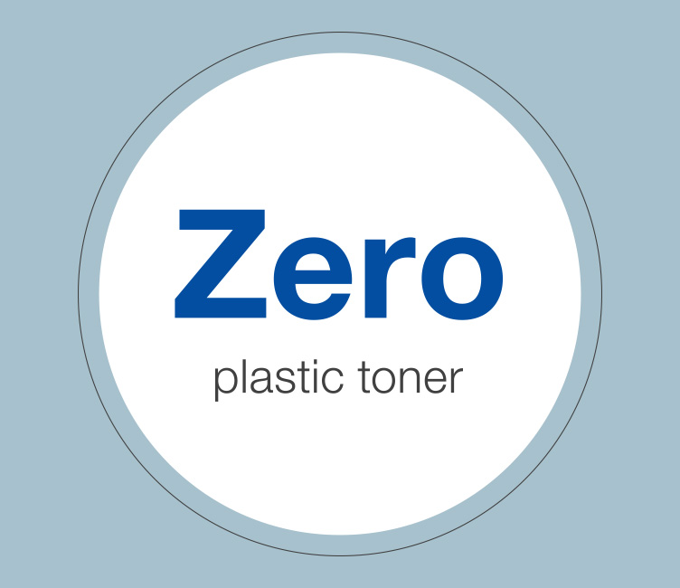 Zero plastic toner
