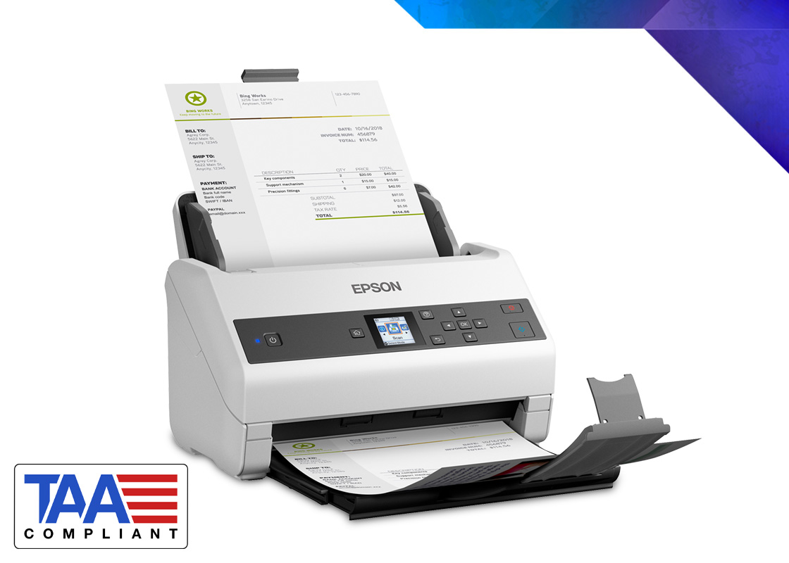 DS-870 TAA Compliant document scanner
