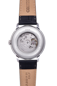 ORIENT: Mechanical Classic Watch, Leather Strap - 41.5mm (RA-AK0802S)