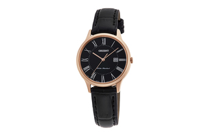ORIENT: Quartz Contemporary Watch, Leather Strap - 30.0mm (RF-QA0007B)