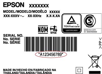 Como Encontrar El Numero De Serie De Su Producto Epson Chile