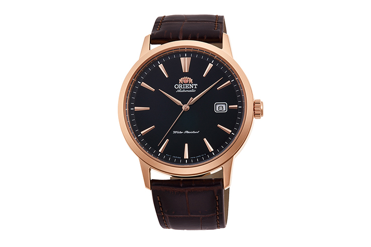ORIENT: Mechanical Contemporary Watch, Leather Strap - 41.6mm (RA-AC0F03B)