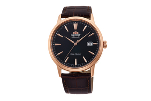 ORIENT: Mechanical Contemporary Watch, Leather Strap - 41.6mm (RA-AC0F03B)