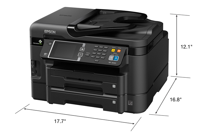 Epson WorkForce WF-3640 All-in-One Printer - Certified ReNew