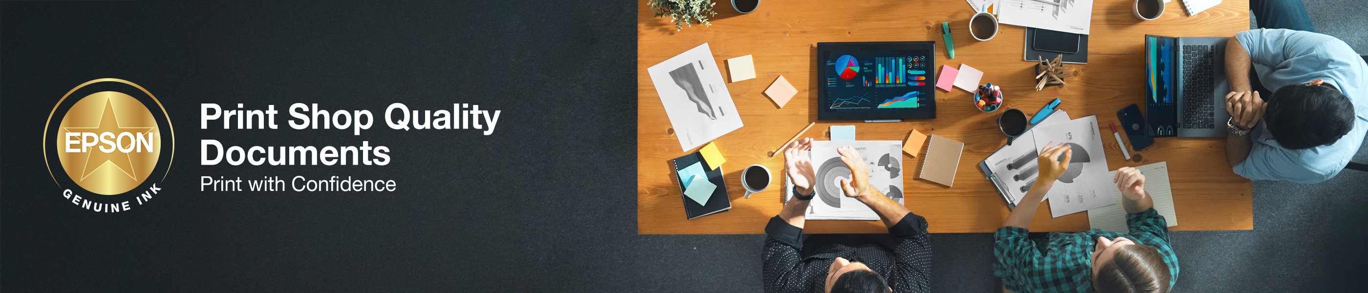 Print Shop Quality Documents and Photos. Print with Confidence Epson Genuine Ink.