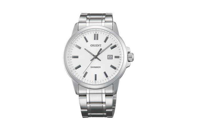 ORIENT: Quartz Contemporary Watch, Metal Strap - 41.0mm (UNE5004W)