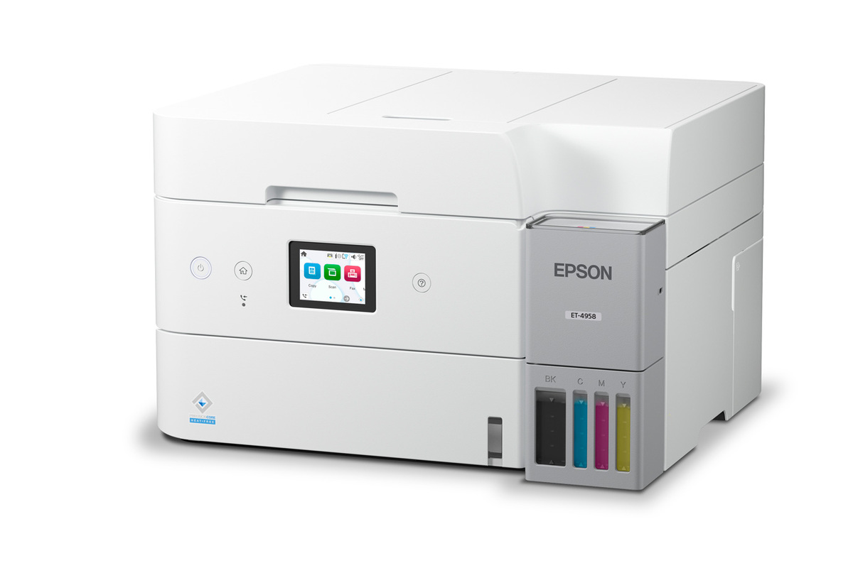 EcoTank ET-4958 Wireless All-in-One Color Supertank Printer – White