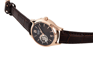 ORIENT: Mechanical Contemporary Watch, Leather Strap - 35.6mm (RA-AG0023Y)