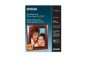 Ultra Premium Photo Paper Glossy, 8.5" x 11", 50 sheets