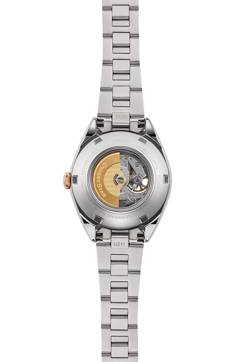 ORIENT STAR: Mecánico Contemporary Reloj, Metal Correa - 30.0mm (RE-ND0101S)