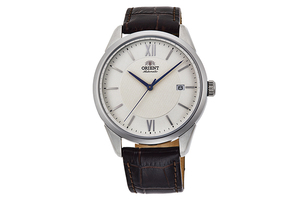 ORIENT: Mechanical Contemporary Watch, Leather Strap - 40.8mm (RA-AC0017S)