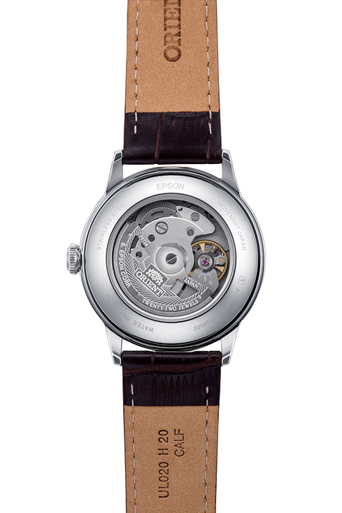 Orient leather online watch