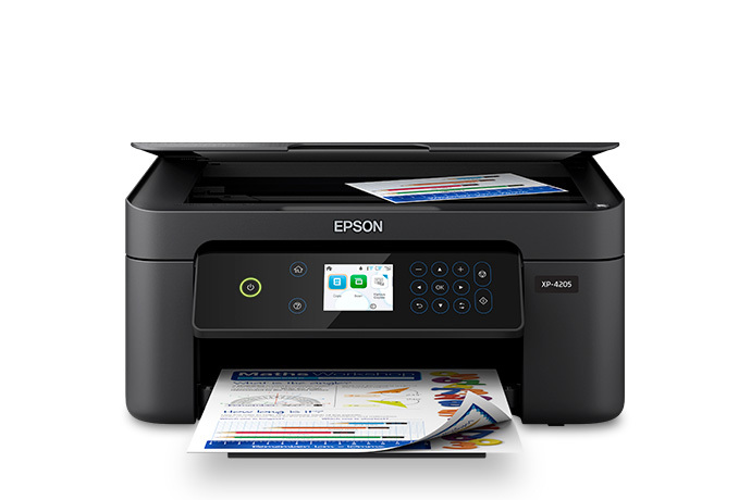 Expression Home XP-4205 Wireless Color Inkjet All-in-One Printer with Scan and Copy - Certified ReNew