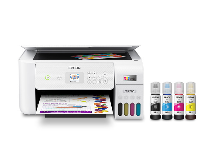 wang Respectvol salaris C11CJ66202 | EcoTank ET-2800 Wireless Color All-in-One Cartridge-Free  Supertank Printer with Scan and Copy | Inkjet | Printers | For Work | Epson  US