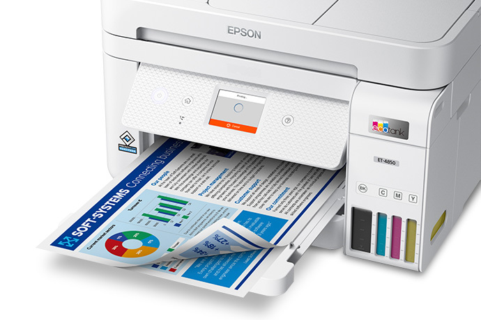  Epson EcoTank ET-4850 Wireless All-in-One Cartridge