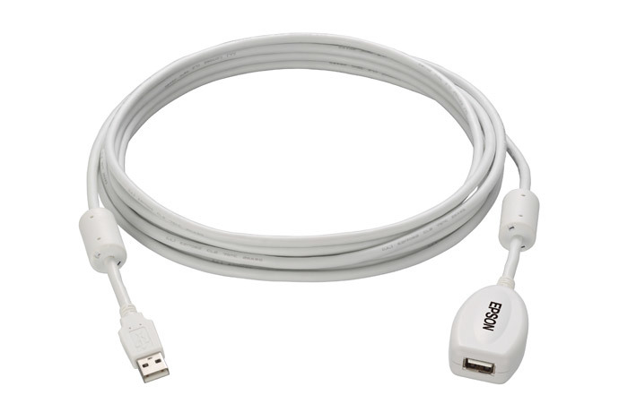 OMNIHIL 30 Feet Long High Speed USB 2.0 Cable Compatible with EPSON EMP-X5