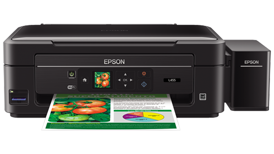 C11CF47301, Impresora Multifuncional inalámbrica Epson EcoTank L495, Inyección de Tinta, Impresoras, Para el trabajo