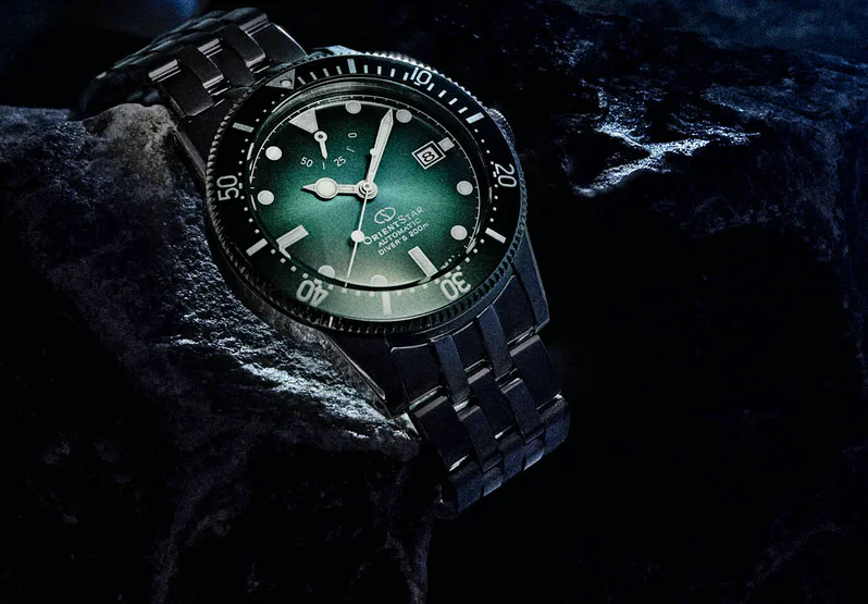 Orient star best sale diver green