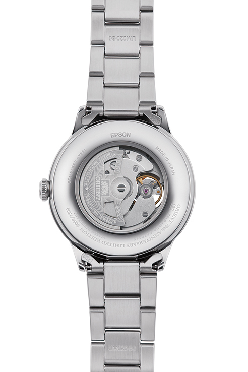 ORIENT: Mecánico Clásico Reloj, Metal Correa - 41.5mm (RA-AS0104E) Limitado