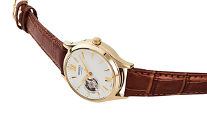 ORIENT: Mechanical Contemporary Watch, Leather Strap - 35.6mm (RA-AG0024S)