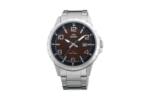 Orient: Cuarzo Sports Reloj, Metal Correa - 43.9mm (UNG3001T)