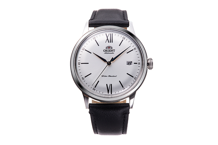 ORIENT: Reloj mecánico clásico con correa de piel – 40,5 mm (RA-AC0022S)