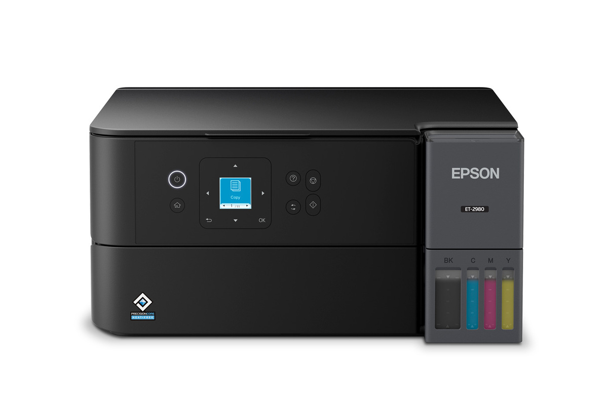 EcoTank ET-2980 Wireless All-in-One Color Supertank Printer – Black