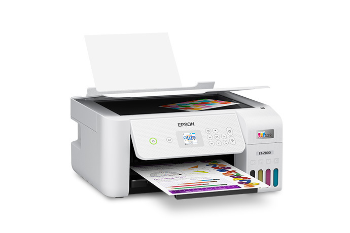 Ecotank Et 2800 Wireless Color All In One Cartridge Free Supertank Printer With Scan And Copy Inkjet Printers For Work Epson Us