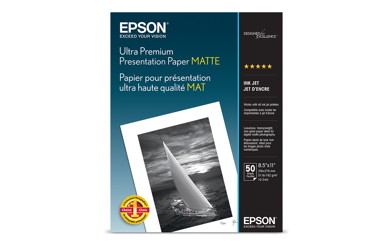 Epson Ultra Premium Presentation Paper Matte product package