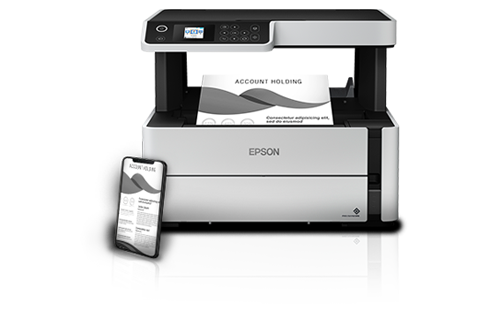 Cartridge Free Black White Printing with EcoTank Epson US